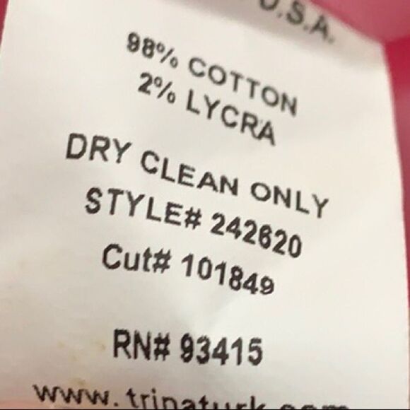 Trina Turk Front Split Mini Skirt | Pink - Picture 4 of 4